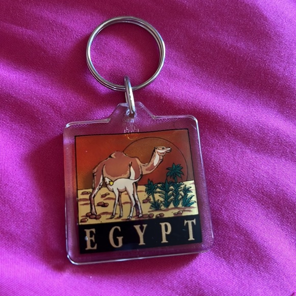 Egypt Key Chain. Camel in desert design - Picture 2 of 4